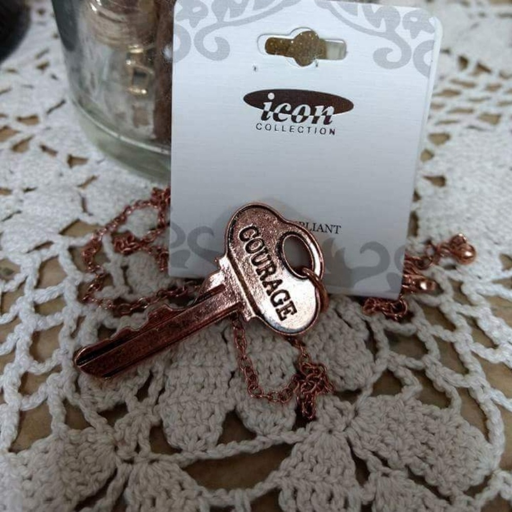 Courage Key necklace